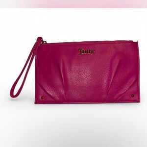 Juicy Couture Fuchsia Wristlet Clutch